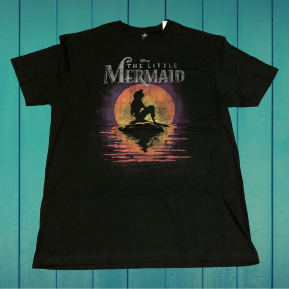 Disney The Little Mermaid Shirt Ariel Toy Story Cinderella Rapunzel World Land - Picture 1 of 5